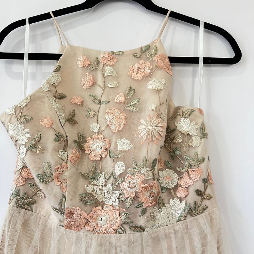 NEW BHLDN Shannon Tulle Embroidered Dress Multicolor Size US M - Picture 6 of 10